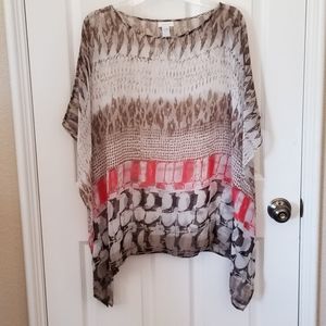 Sheer Poncho for a day or evening dress it up